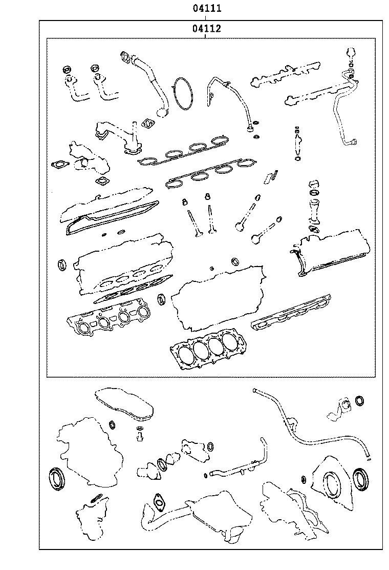  LAND CRUISER 200 |  ENGINE OVERHAUL GASKET KIT