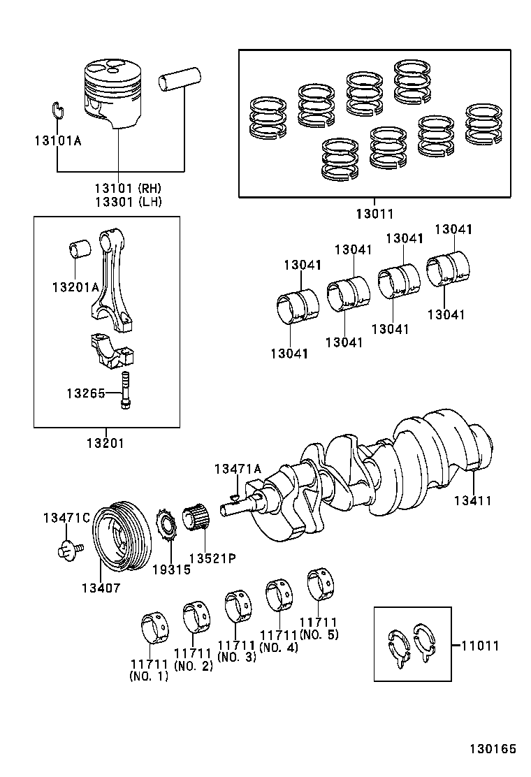  LAND CRUISER 200 |  CRANKSHAFT PISTON