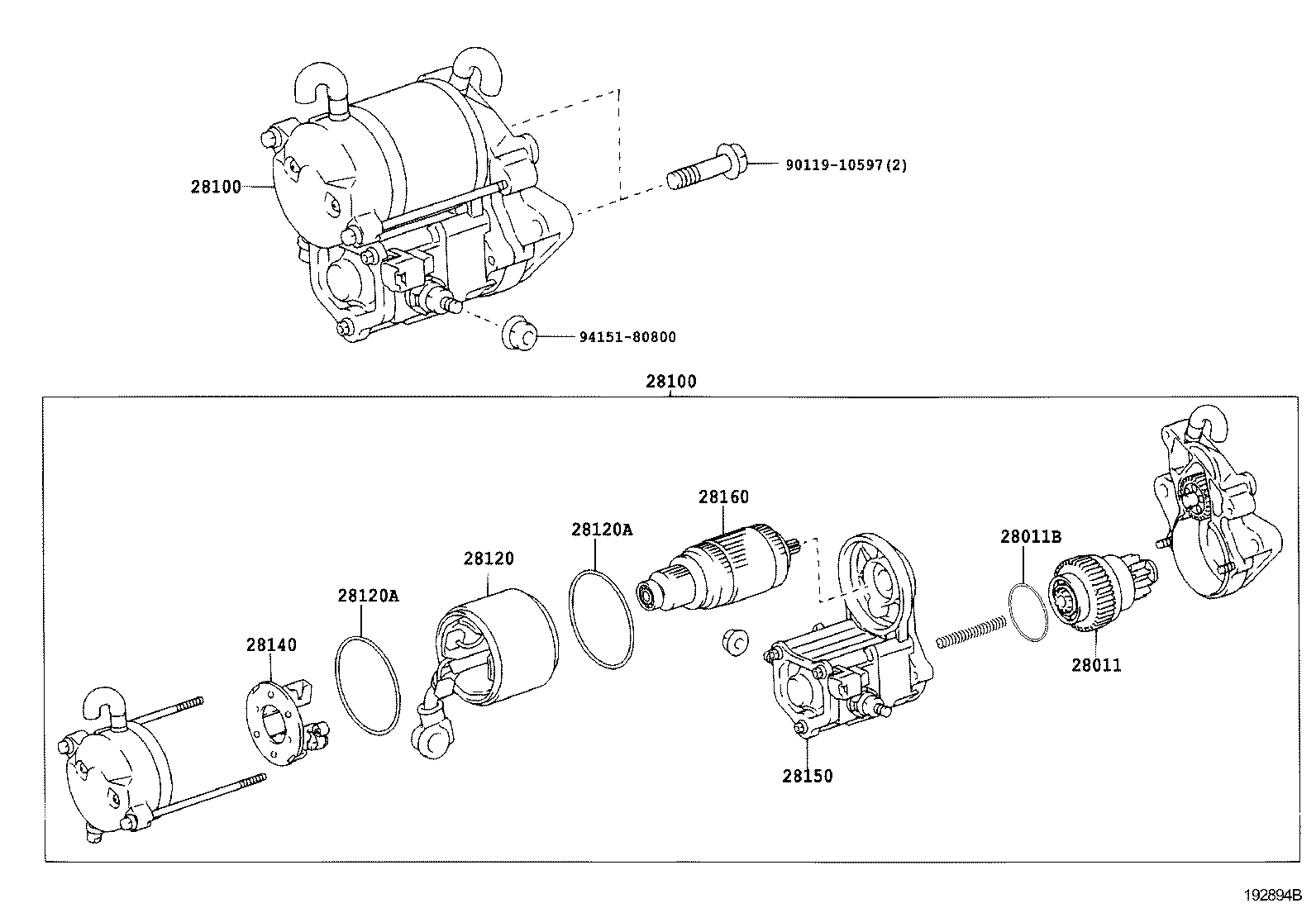  LAND CRUISER 200 |  STARTER