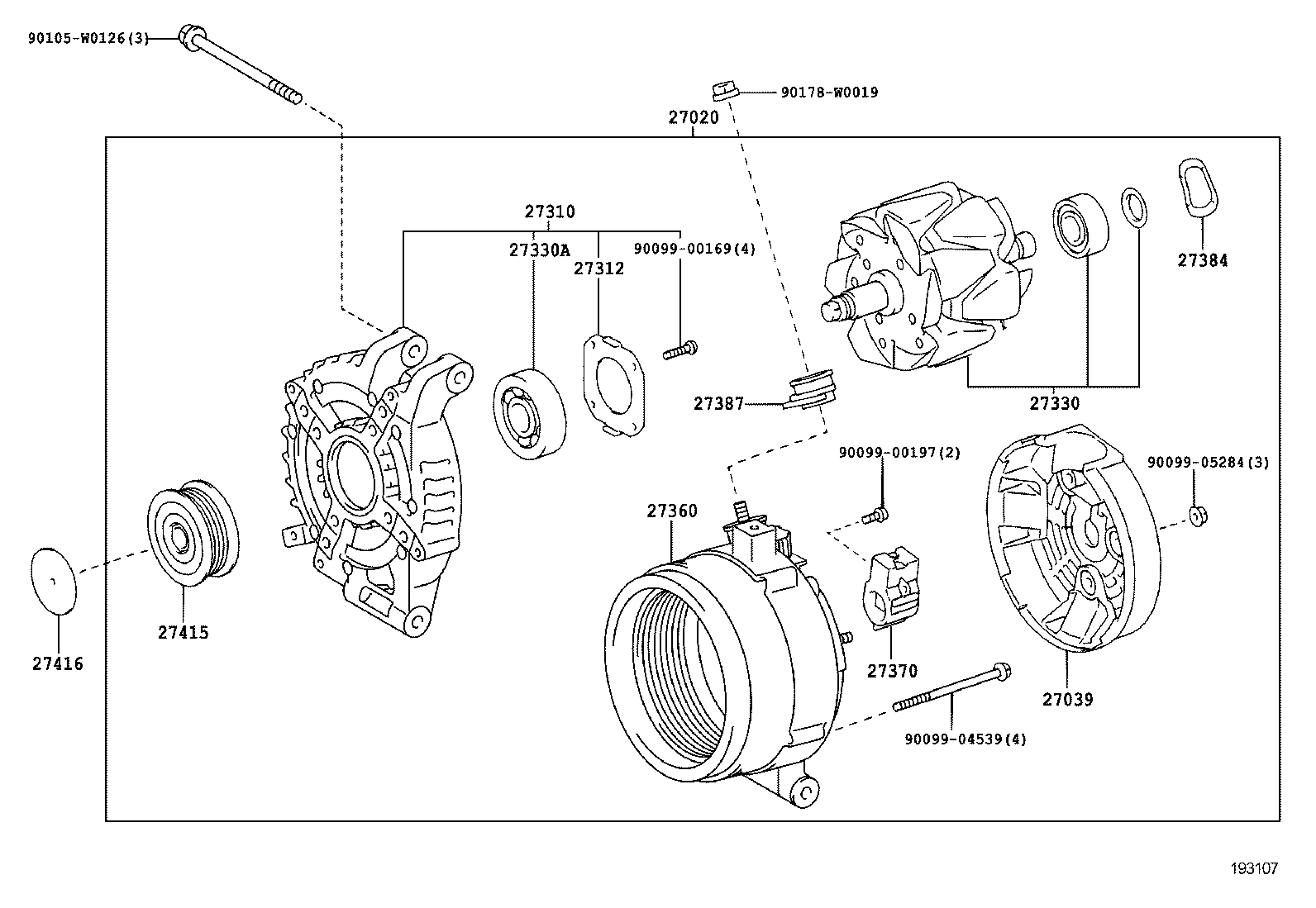  AVENSIS |  ALTERNATOR