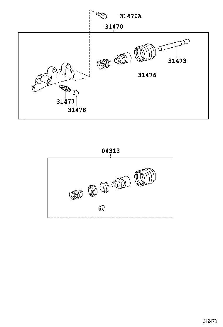  HILUX |  CLUTCH RELEASE CYLINDER