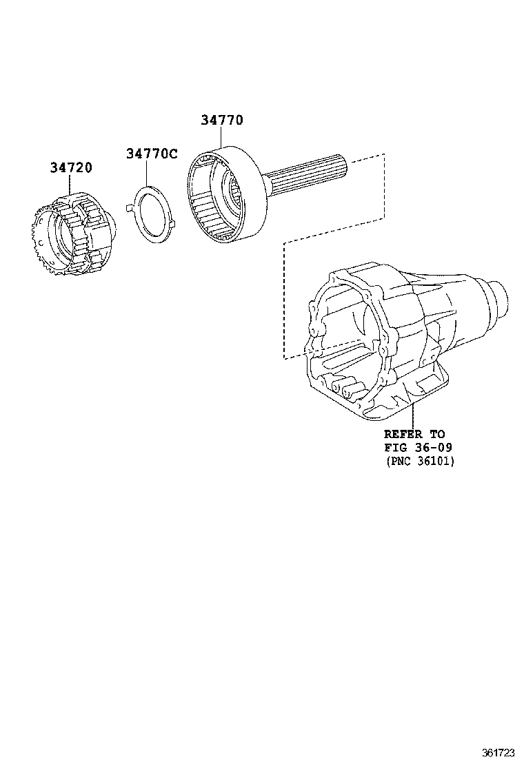  GS GS HYBRID |  FRONT DRIVE CLUTCH GEAR