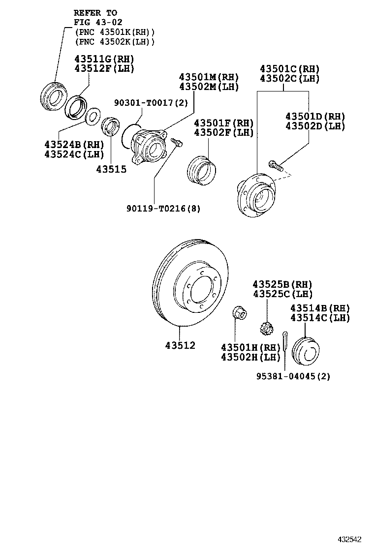  HILUX |  FRONT AXLE HUB