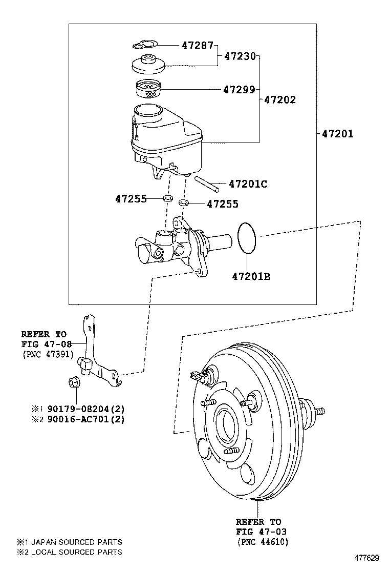  HILUX |  BRAKE MASTER CYLINDER