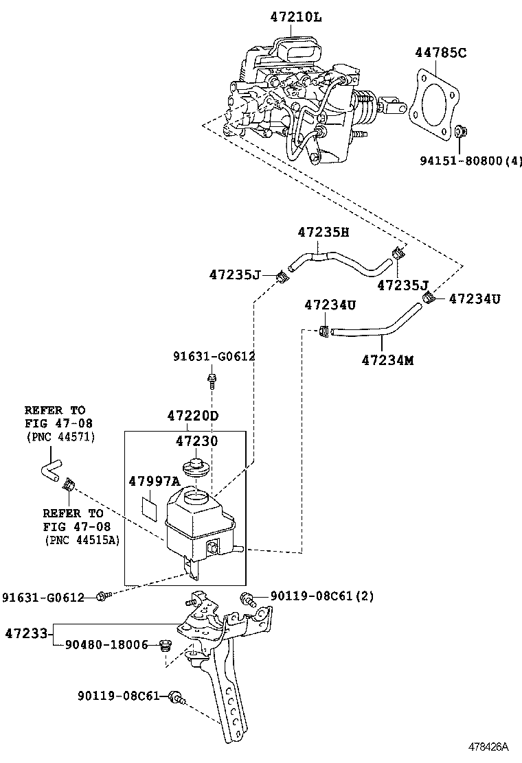  ES250 350 300H |  BRAKE MASTER CYLINDER