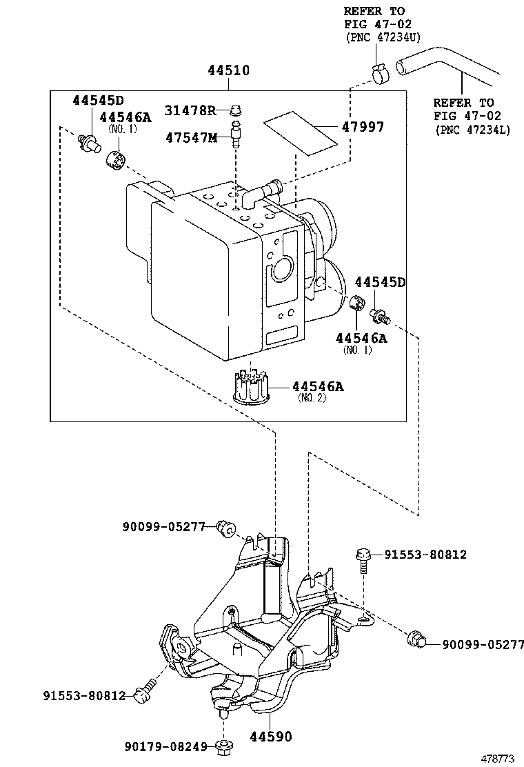  IS250 300H |  BRAKE TUBE CLAMP