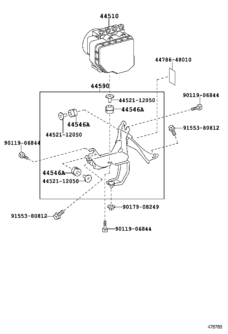  IS250 300H |  BRAKE TUBE CLAMP