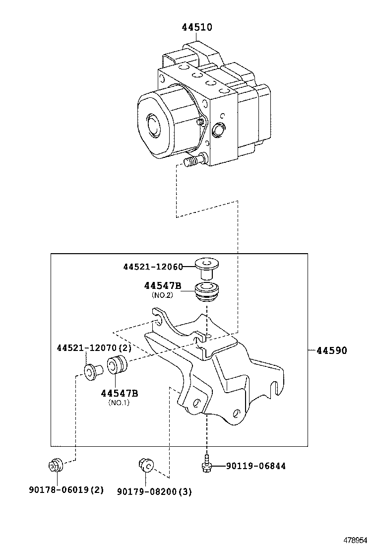  COROLLA |  BRAKE TUBE CLAMP