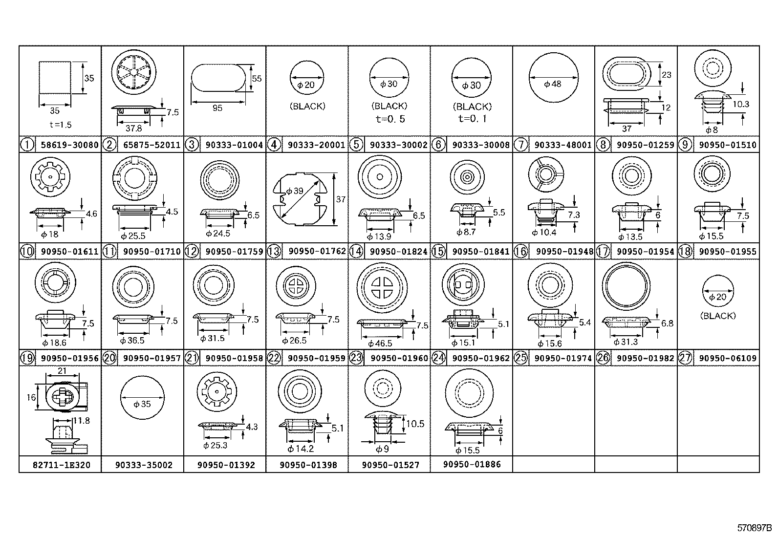  IS250 300H |  HOLE PLUG