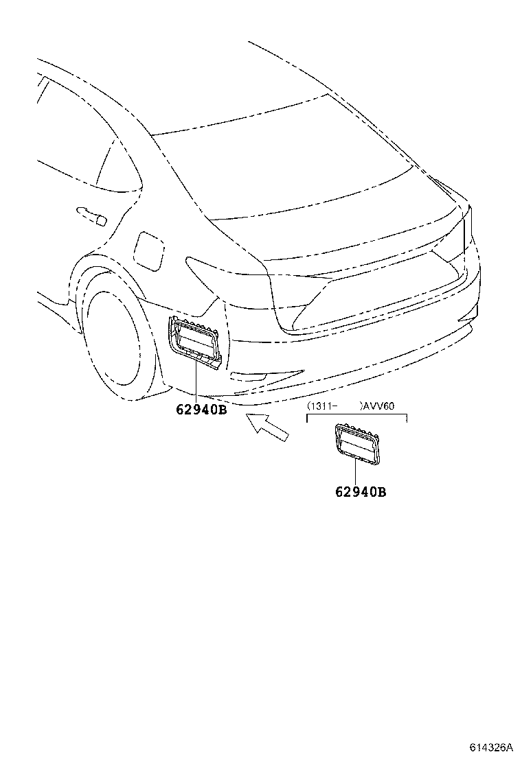  ES250 350 300H |  ROOF SIDE VENTILATOR