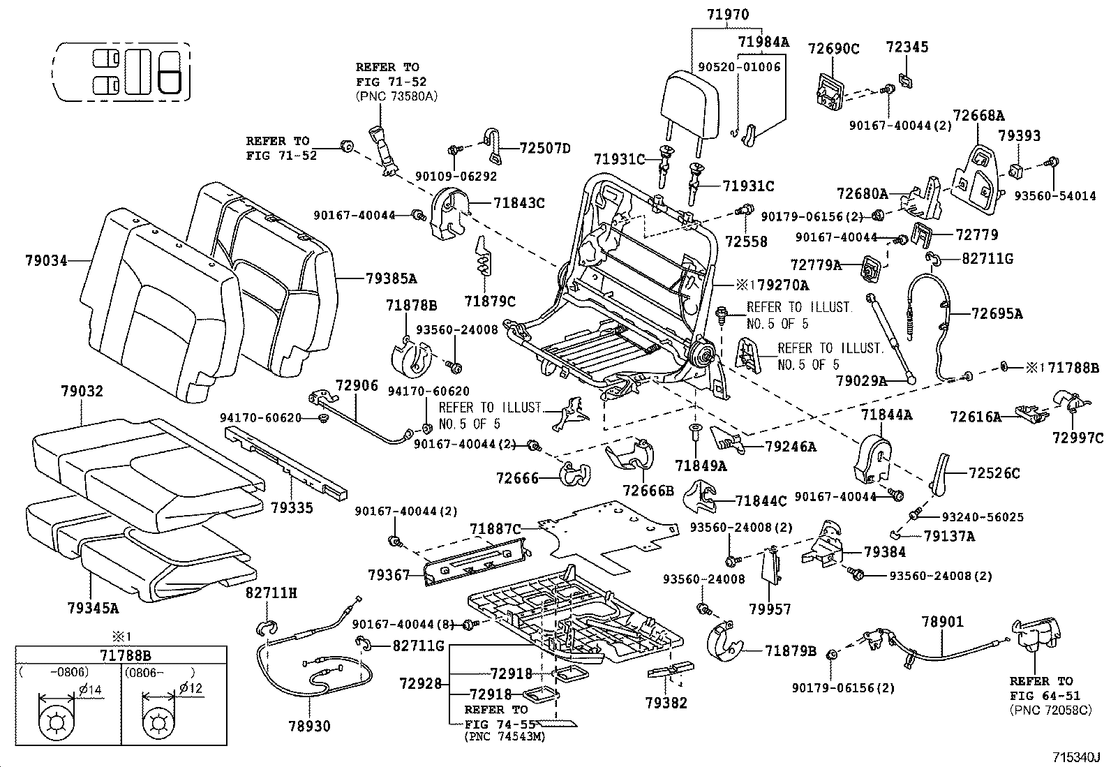  LAND CRUISER 200 |  SEAT SEAT TRACK