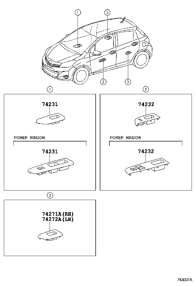  YARIS JPP |  ARMREST VISOR