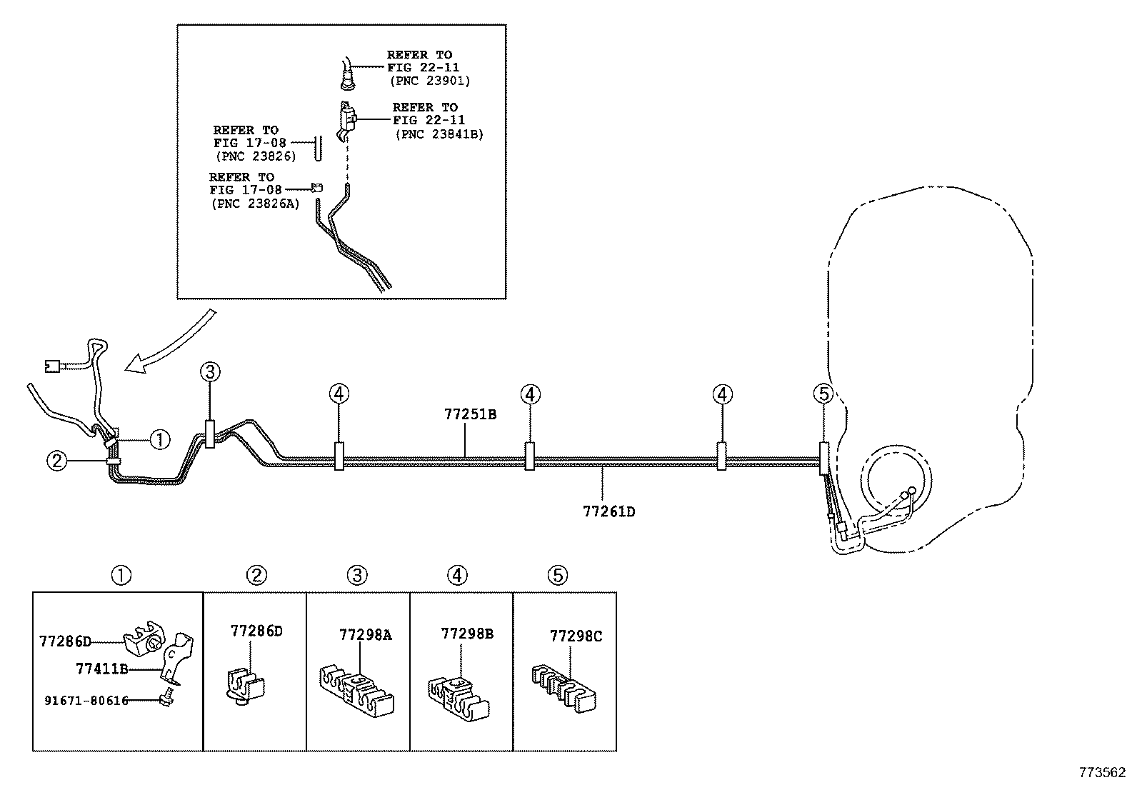  CT200H |  FUEL TANK TUBE