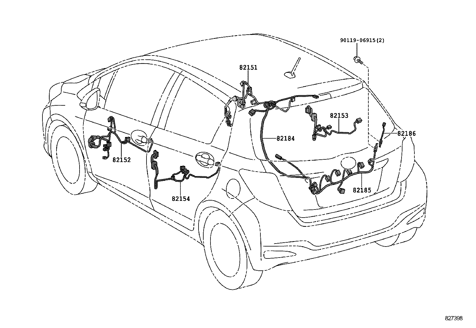  YARIS JPP |  WIRING CLAMP