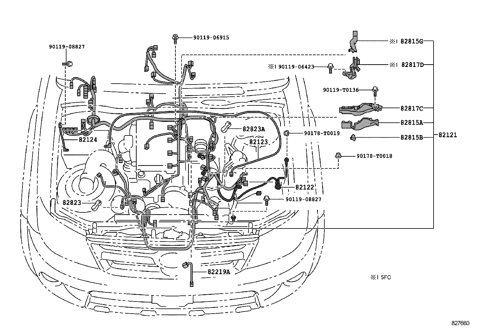  HILUX |  WIRING CLAMP