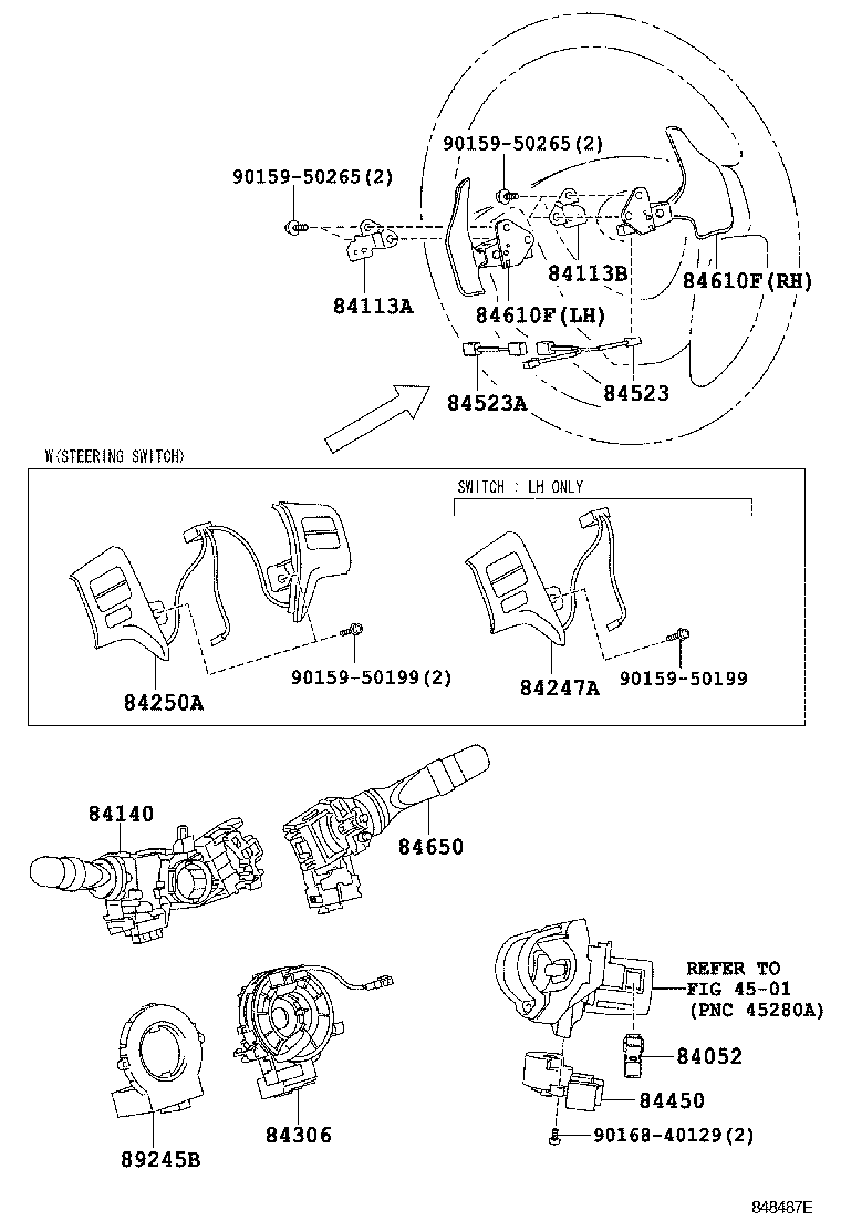  AURIS HYBRID |  SWITCH RELAY COMPUTER