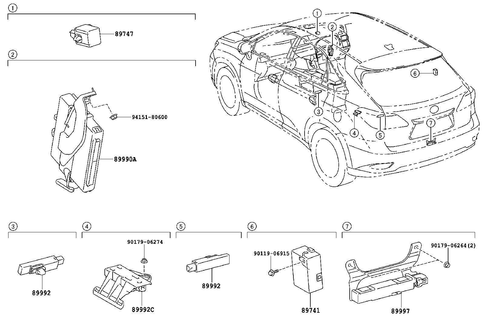  RX270 350 450H |  WIRELESS DOOR LOCK