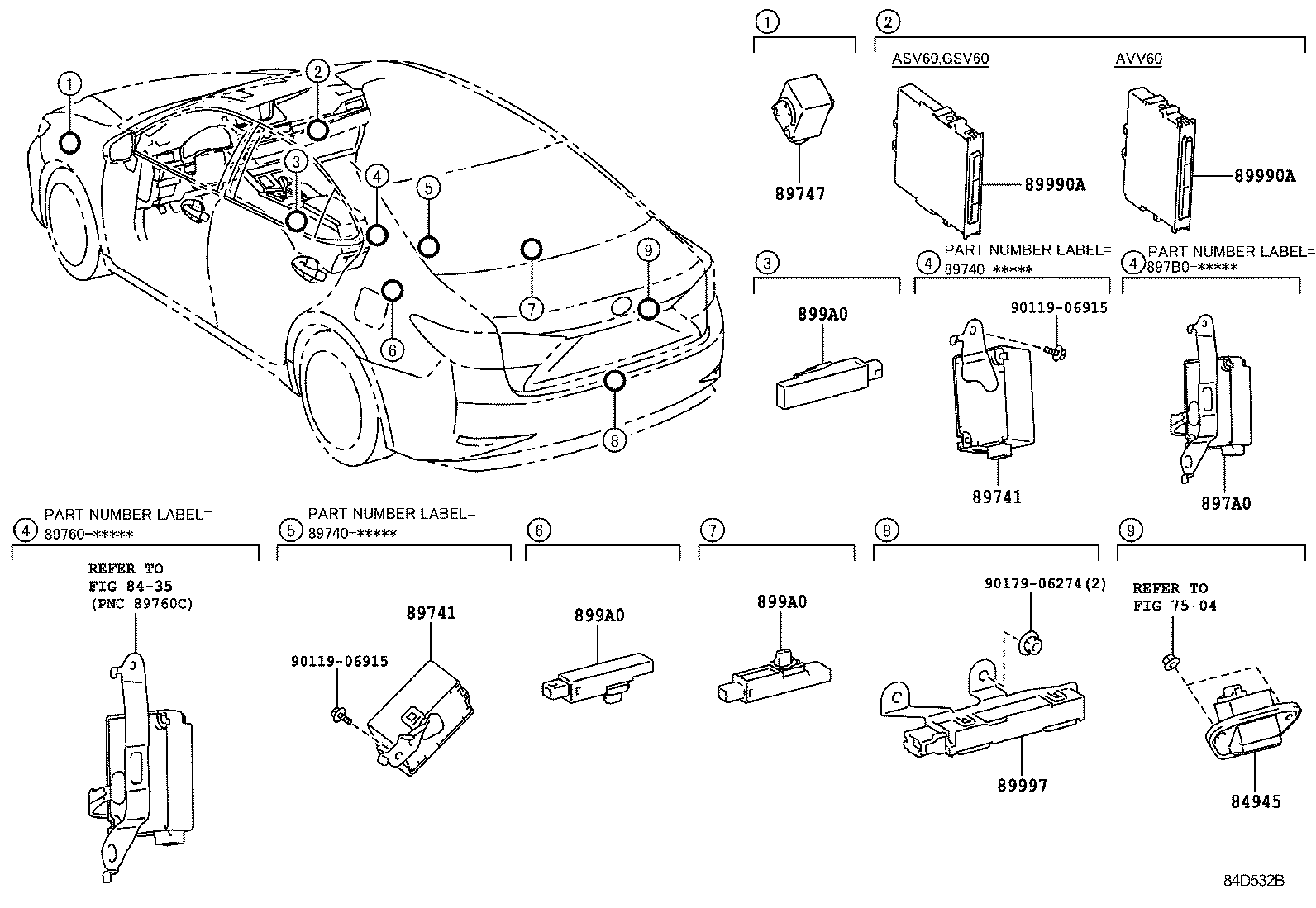  ES250 350 300H |  WIRELESS DOOR LOCK