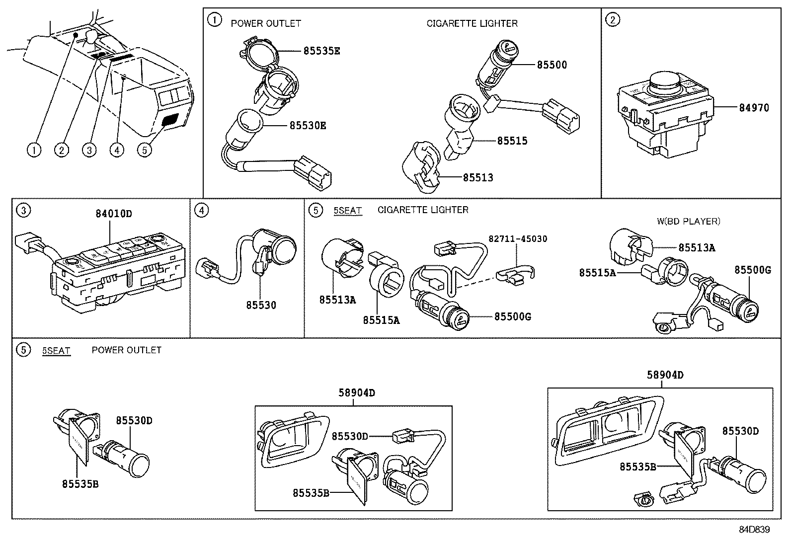  LS460 460L |  SWITCH RELAY COMPUTER