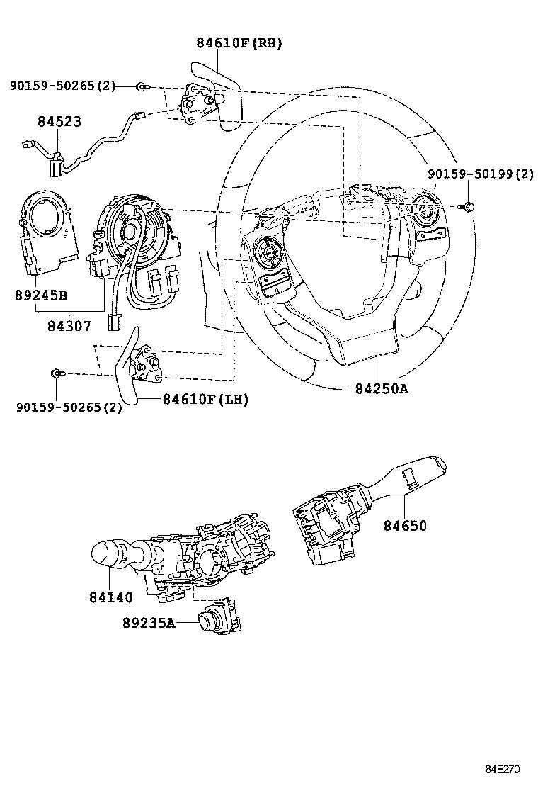  IS250 300H |  SWITCH RELAY COMPUTER