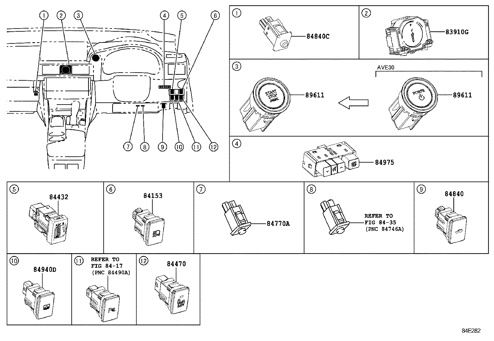  IS250 300H |  SWITCH RELAY COMPUTER