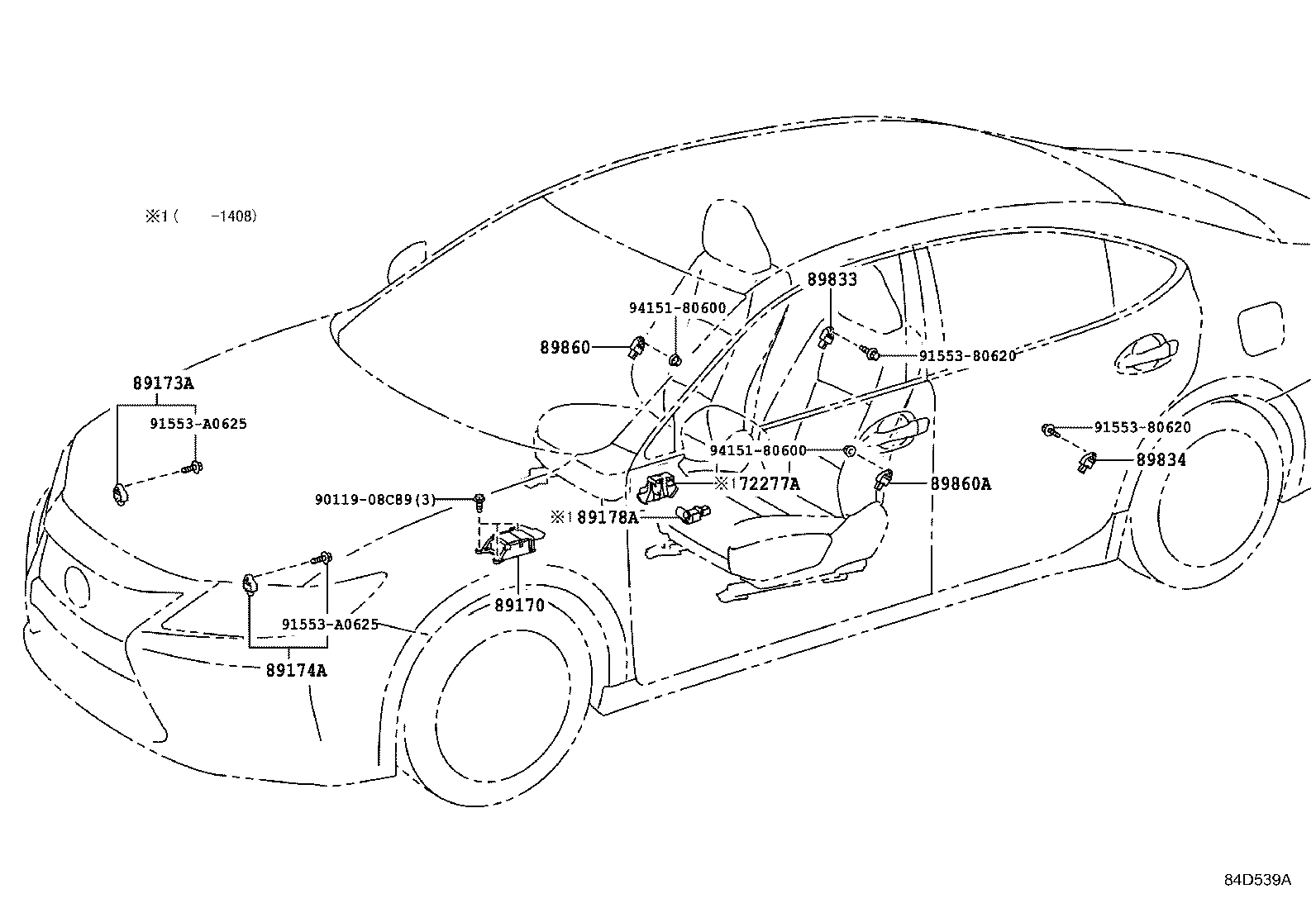  ES250 350 300H |  AIR BAG