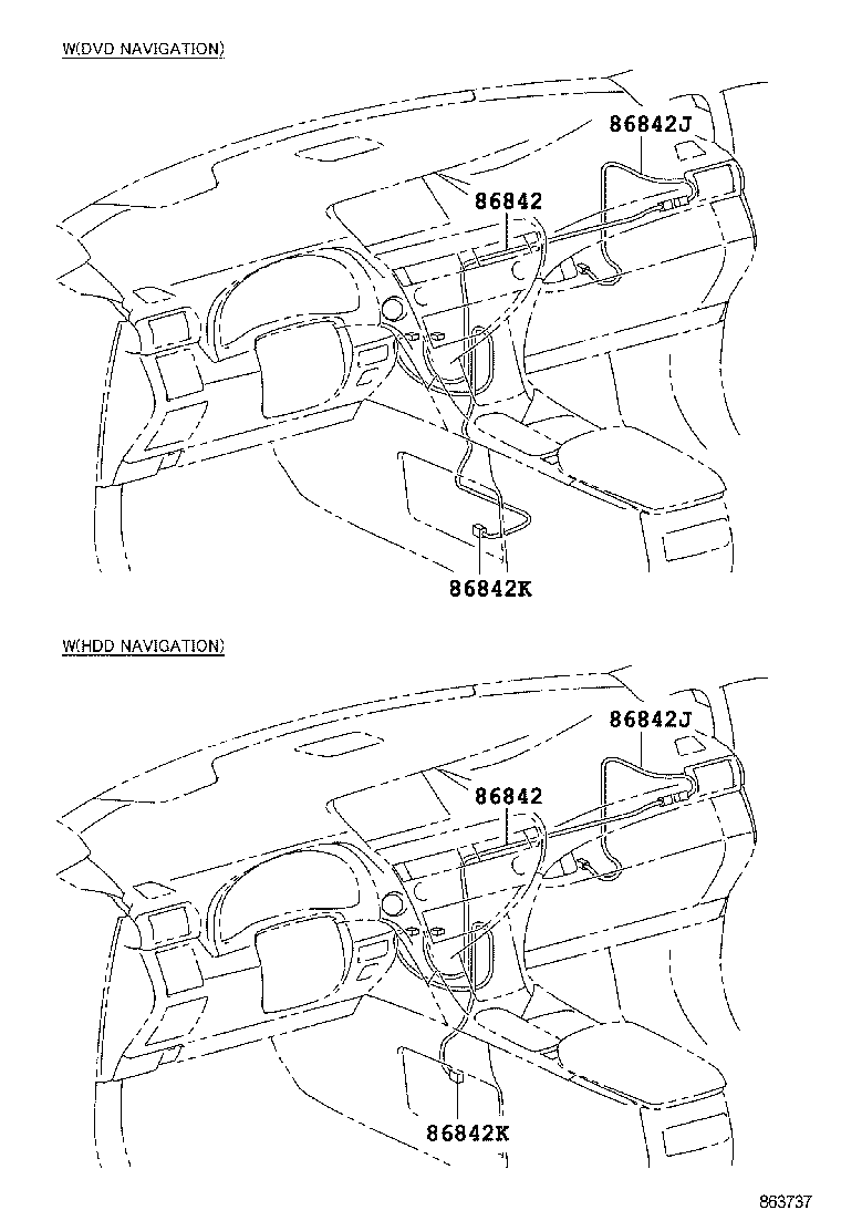  RX270 350 450H |  NAVIGATION FRONT MONITOR DISPLAY