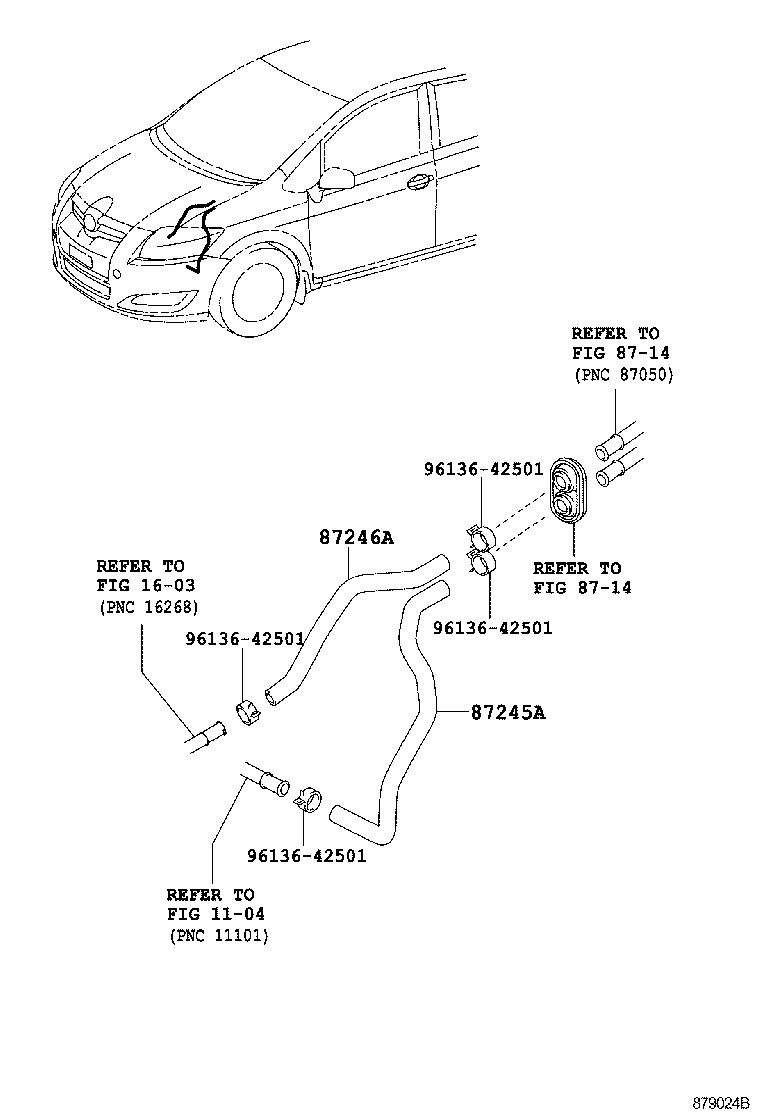  AURIS COROLLA |  HEATING AIR CONDITIONING WATER PIPING