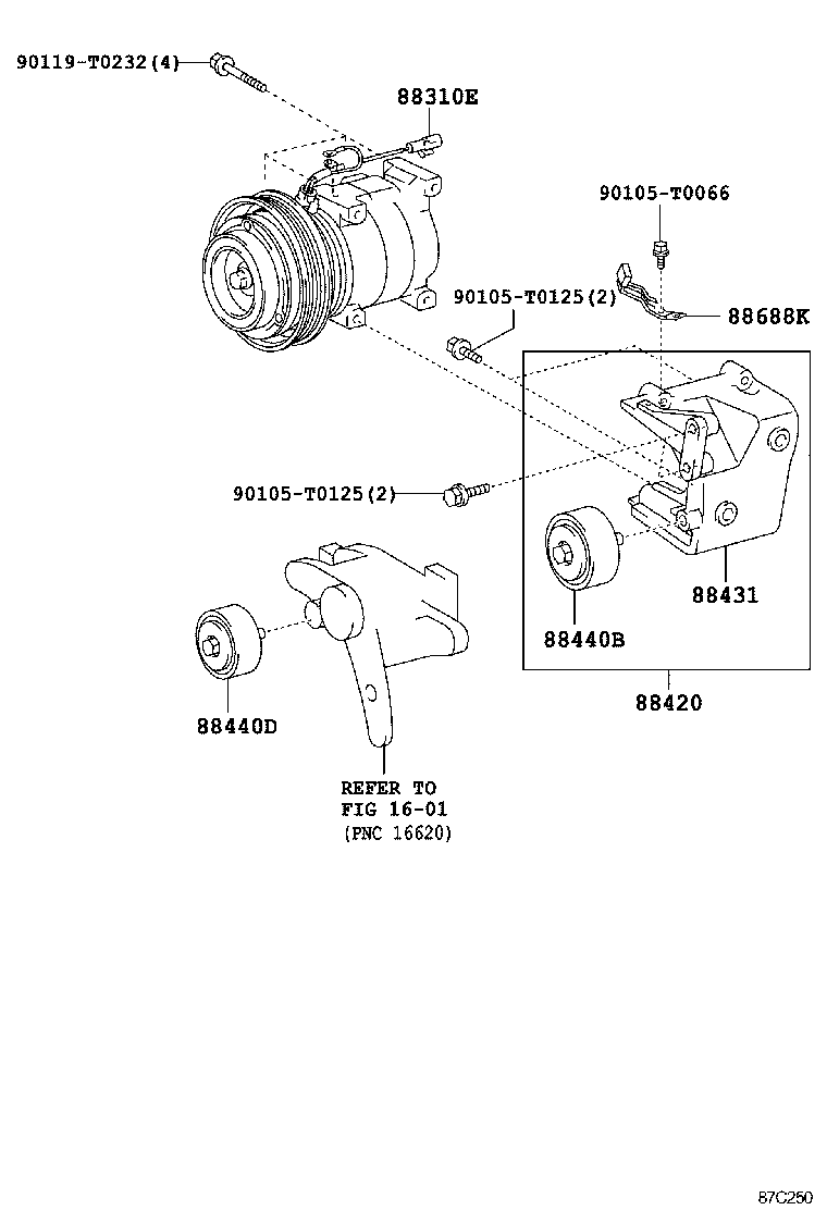  HILUX |  HEATING AIR CONDITIONING COMPRESSOR