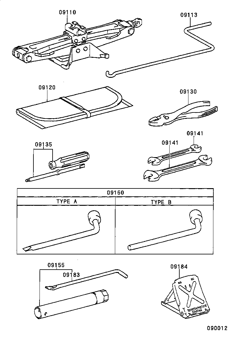  CAMRY |  STANDARD TOOL