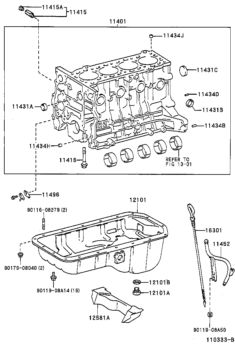  HIACE HIACE S B V |  CYLINDER BLOCK