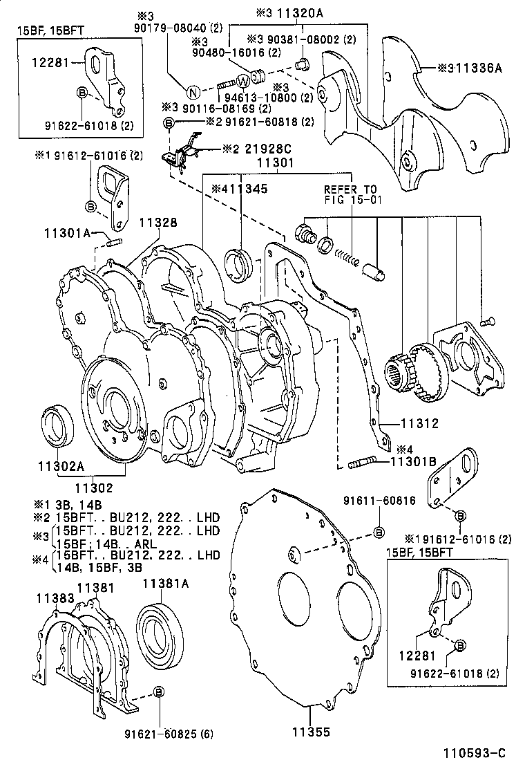  DYNA 200 |  TIMING GEAR COVER REAR END PLATE