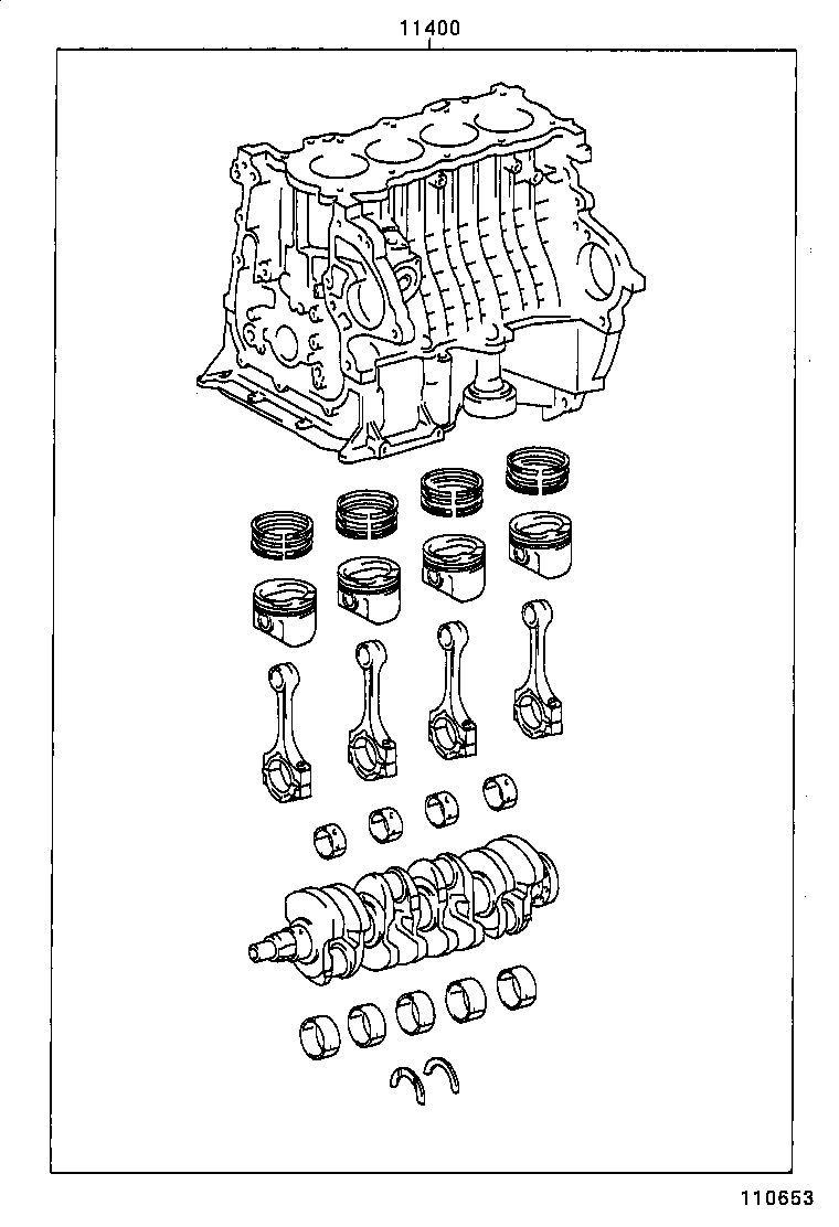  MR2 |  SHORT BLOCK ASSEMBLY