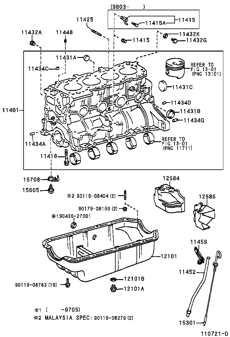  DYNA 100 |  CYLINDER BLOCK