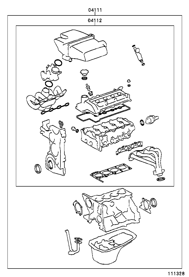  YARIS |  ENGINE OVERHAUL GASKET KIT