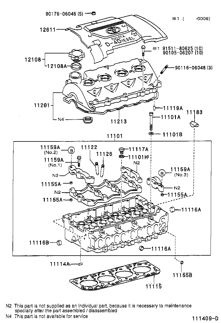  AVENSIS |  CYLINDER HEAD