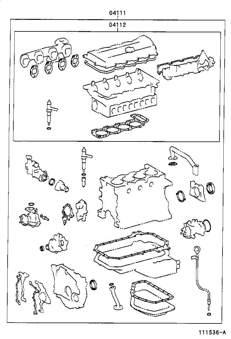  DYNA |  ENGINE OVERHAUL GASKET KIT