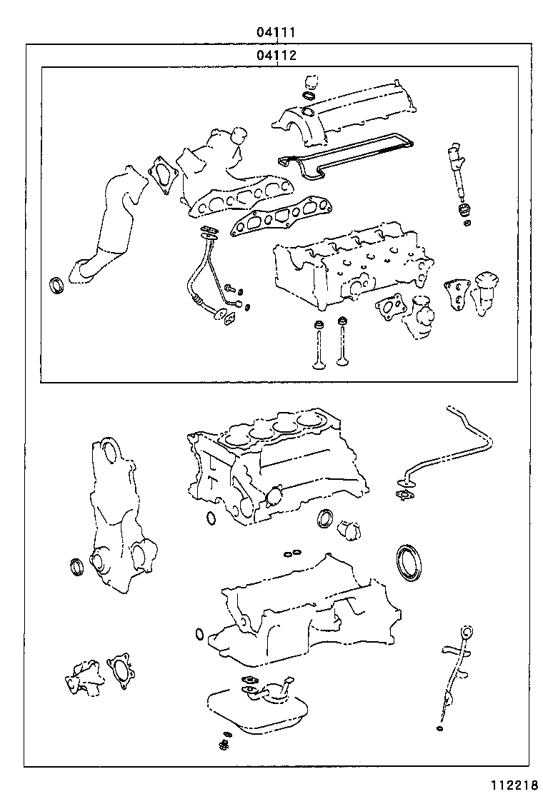  YARIS |  ENGINE OVERHAUL GASKET KIT