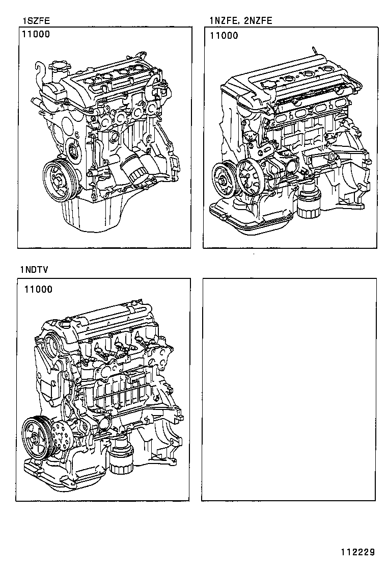  YARIS |  PARTIAL ENGINE ASSEMBLY