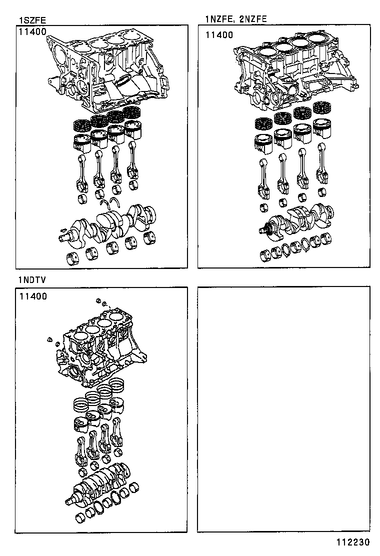  YARIS |  SHORT BLOCK ASSEMBLY