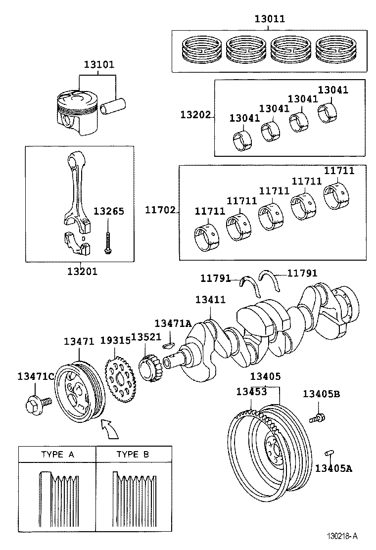  YARIS |  CRANKSHAFT PISTON