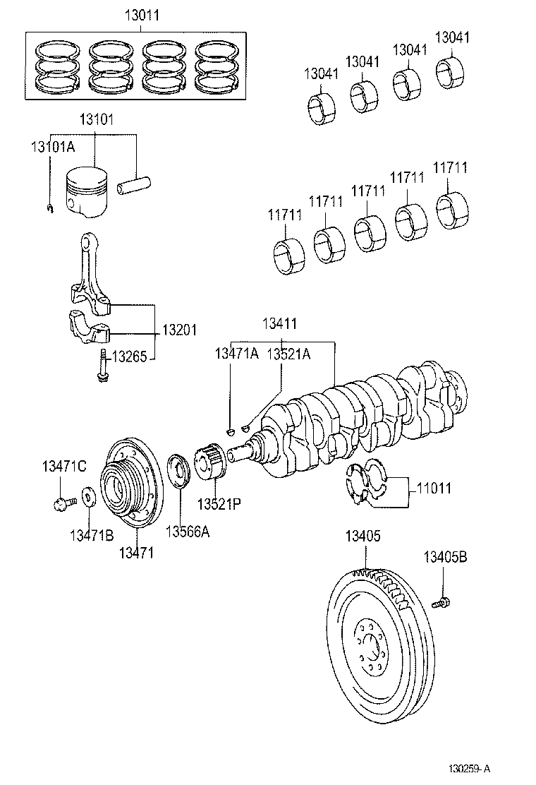  AVENSIS |  CRANKSHAFT PISTON