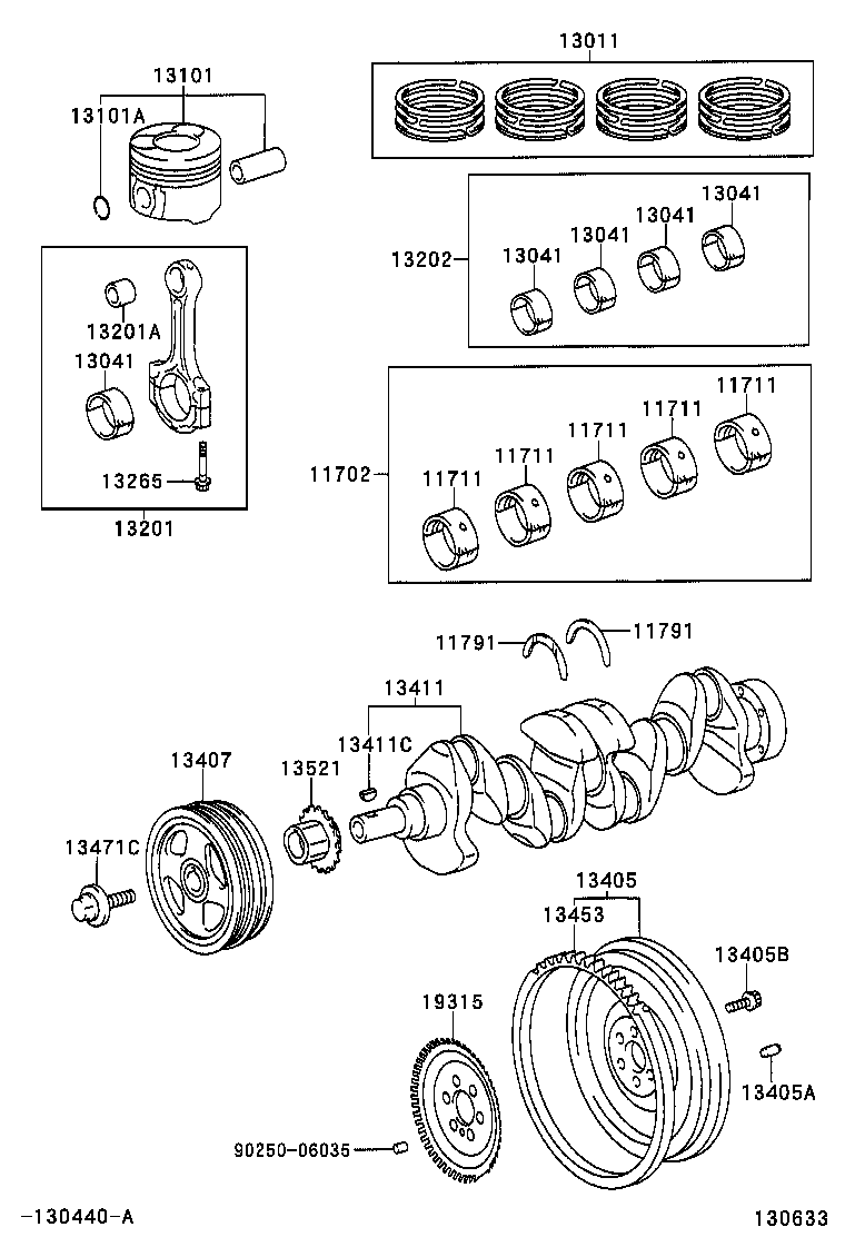  YARIS |  CRANKSHAFT PISTON