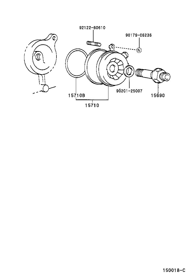  RAV4 |  ENGINE OIL COOLER