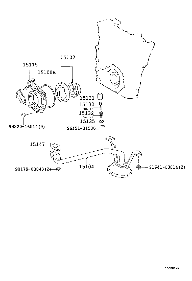  HIACE HIACE S B V |  ENGINE OIL PUMP