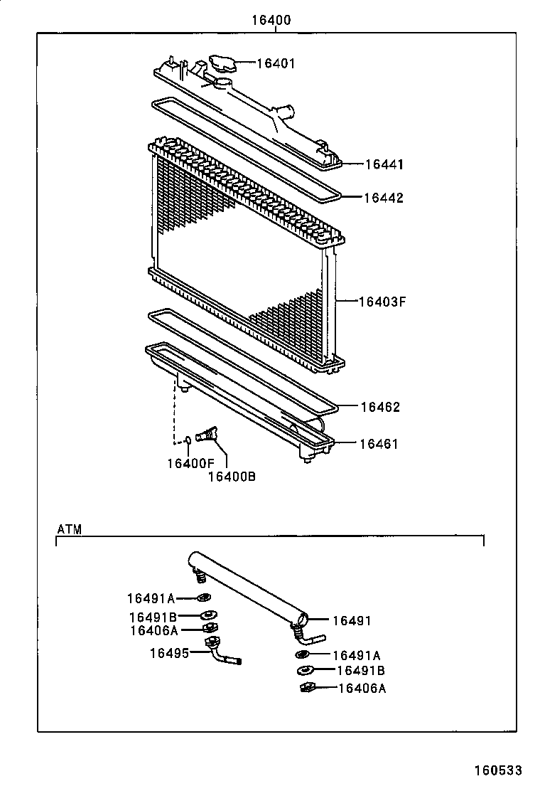  AVENSIS |  RADIATOR WATER OUTLET