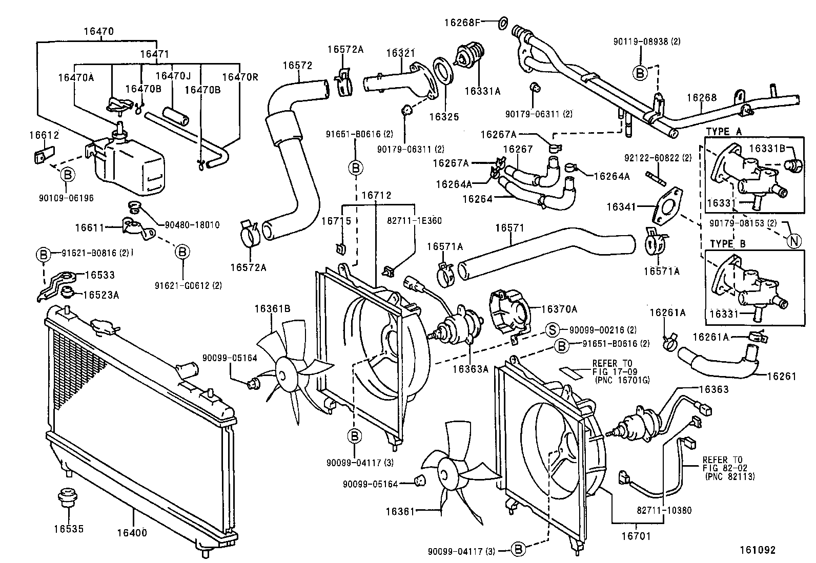  CAMRY |  RADIATOR WATER OUTLET