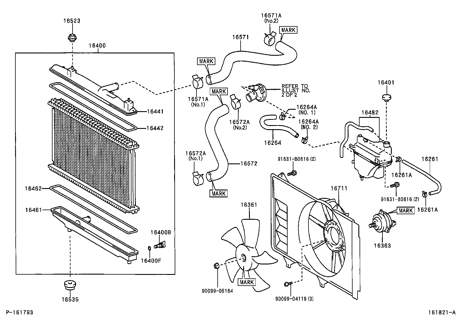  YARIS |  RADIATOR WATER OUTLET