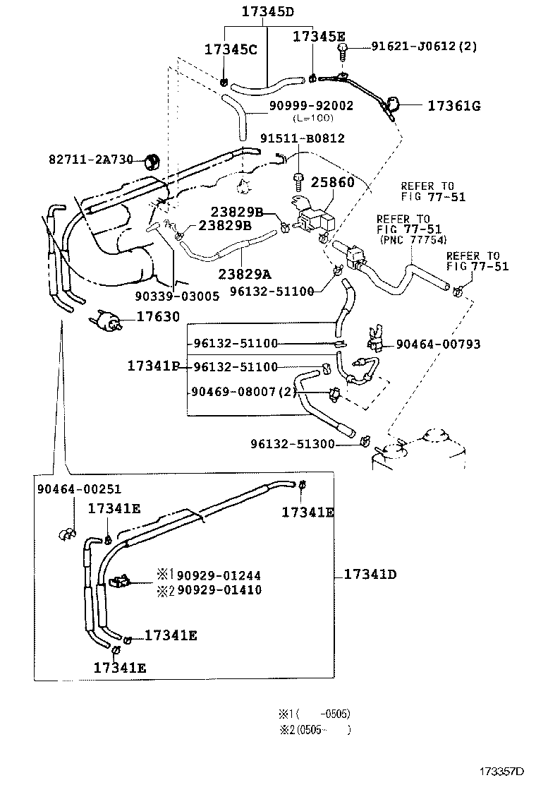  LAND CRUISER 100 |  VACUUM PIPING