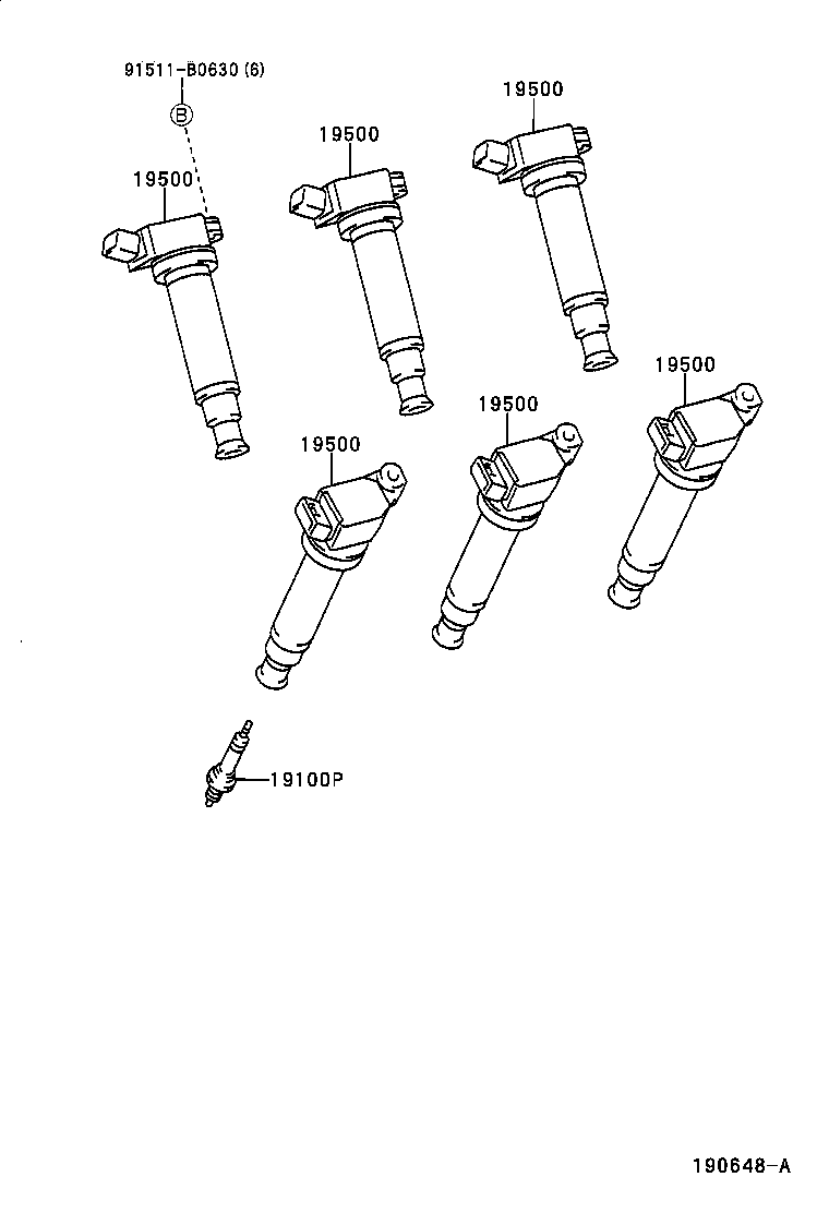  CAMRY |  IGNITION COIL SPARK PLUG